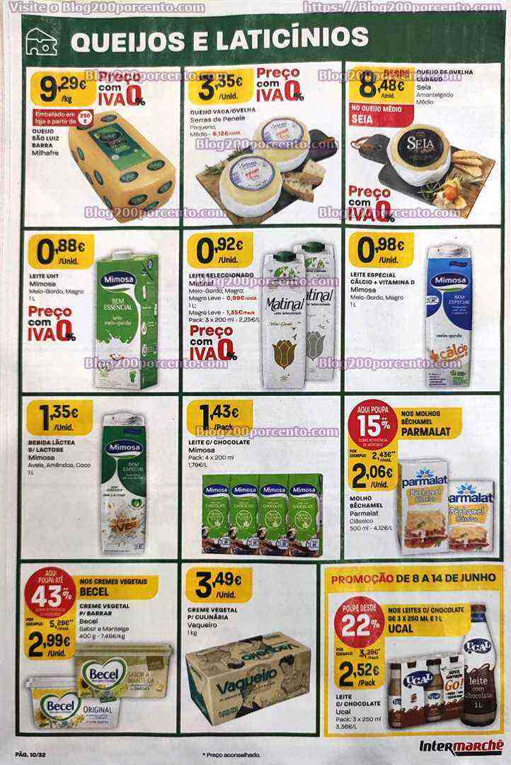 Antevisão Folheto INTERMARCHÉ Promoções de 8 a 14 junho