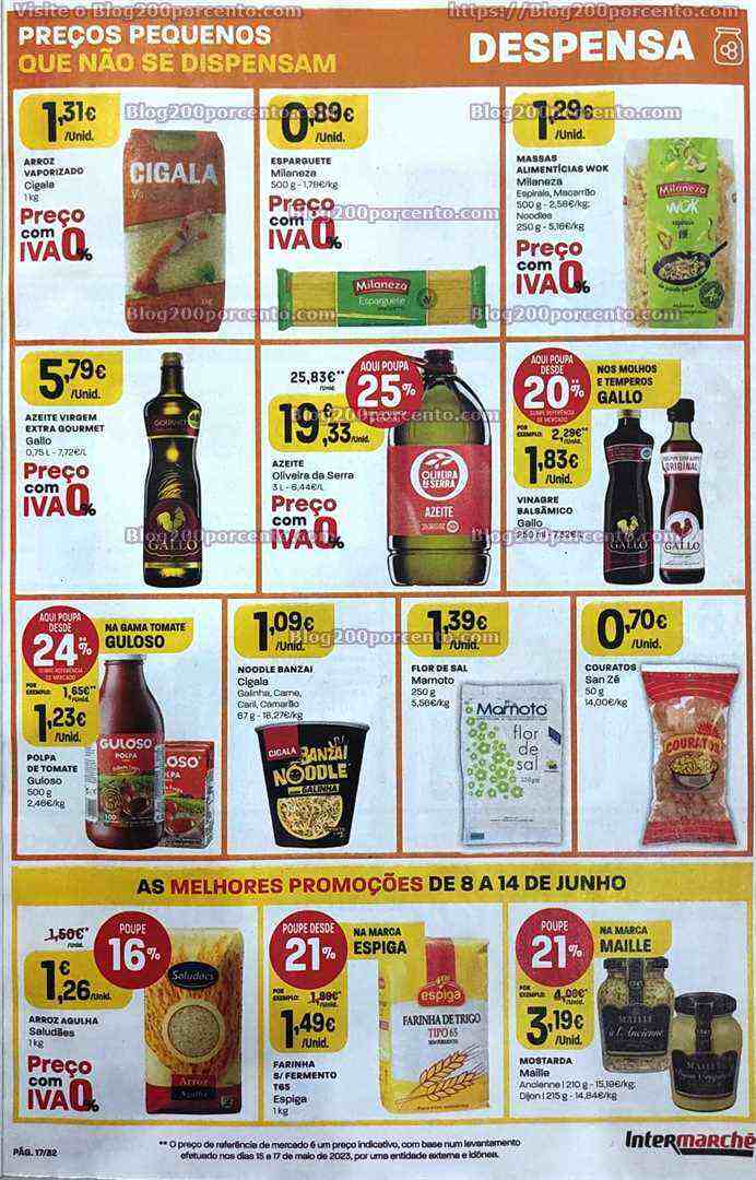 Antevisão Folheto INTERMARCHÉ Promoções de 8 a 14 junho