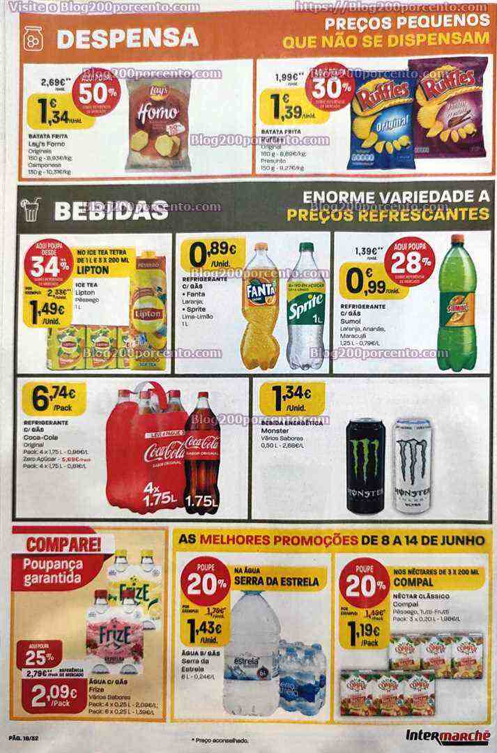 Antevisão Folheto INTERMARCHÉ Promoções de 8 a 14 junho