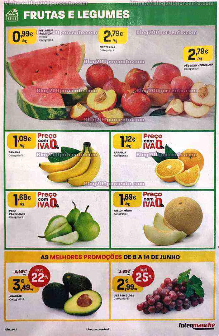 Antevisão Folheto INTERMARCHÉ Promoções de 8 a 14 junho
