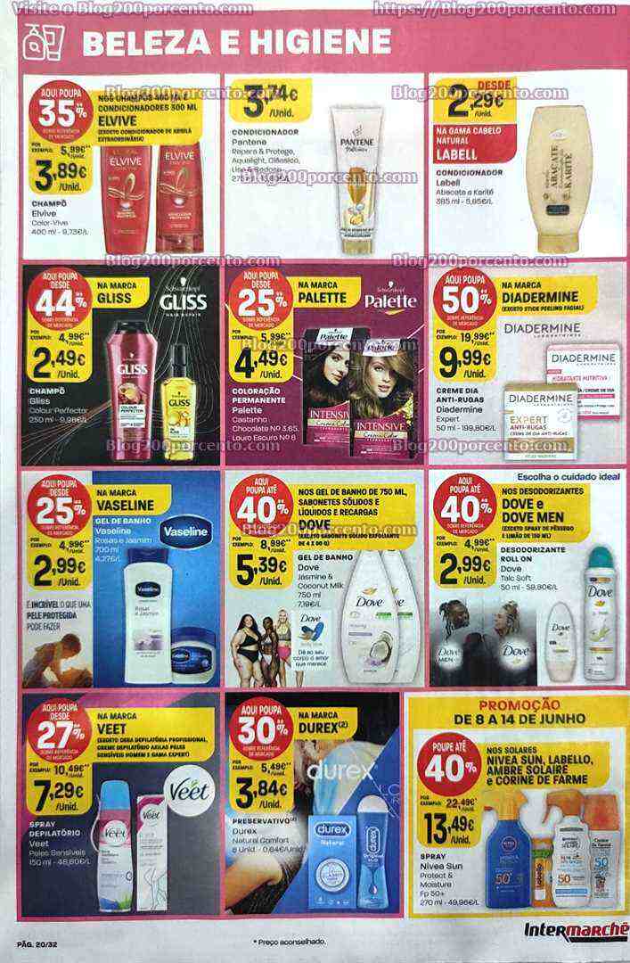 Antevisão Folheto INTERMARCHÉ Promoções de 8 a 14 junho