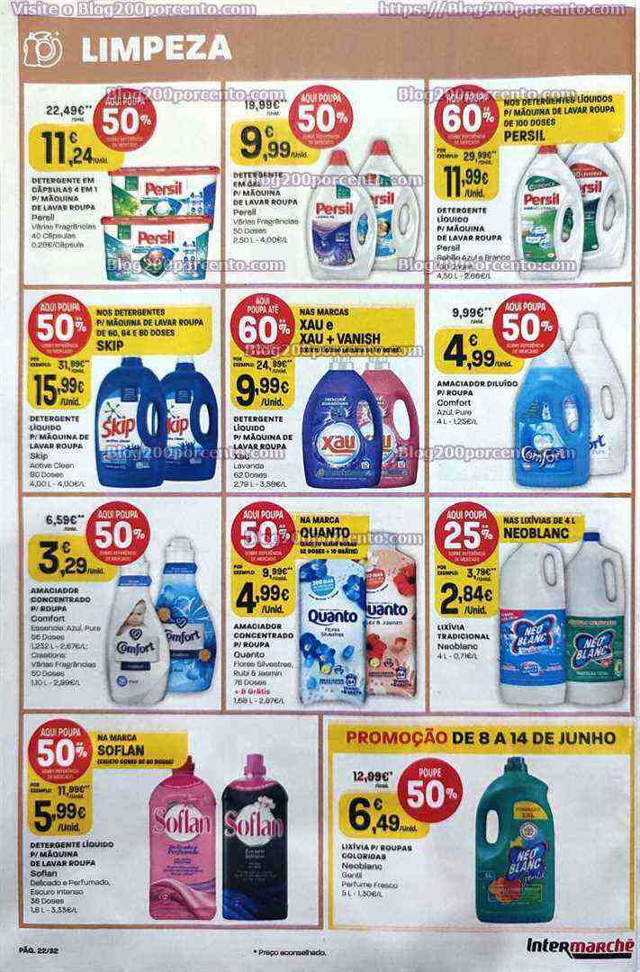Antevisão Folheto INTERMARCHÉ Promoções de 8 a 14 junho