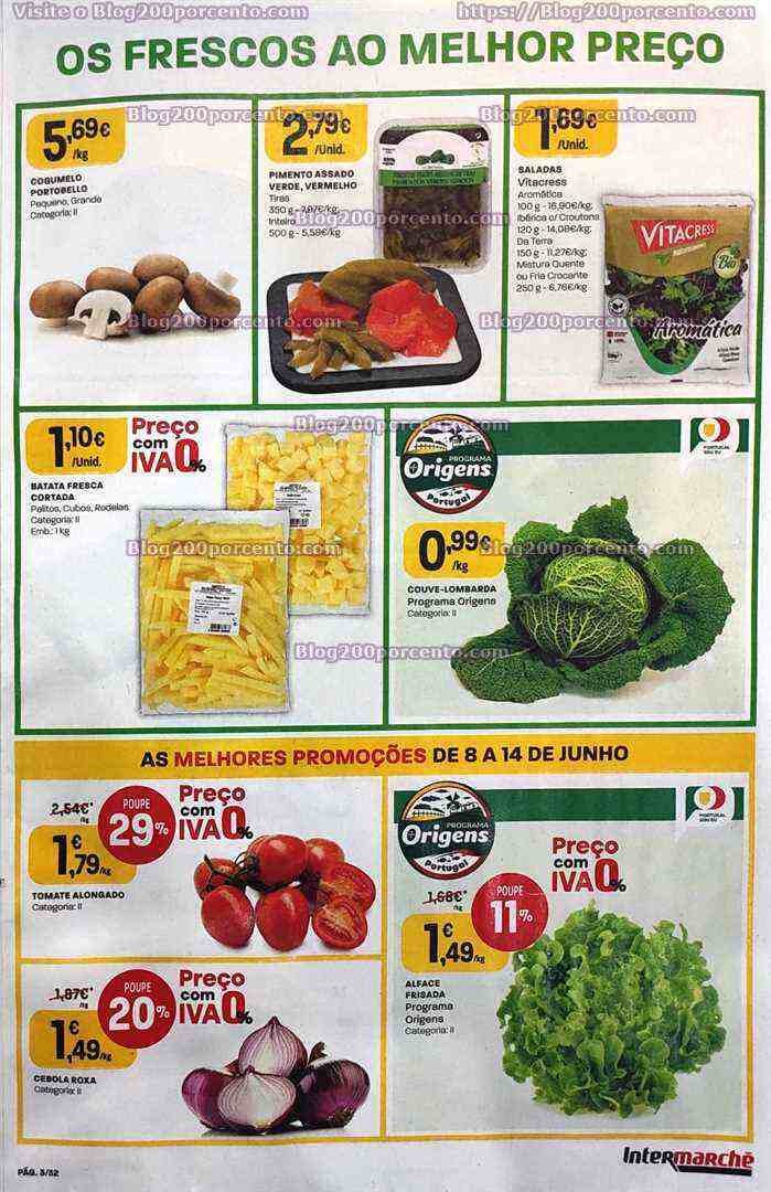 Antevisão Folheto INTERMARCHÉ Promoções de 8 a 14 junho
