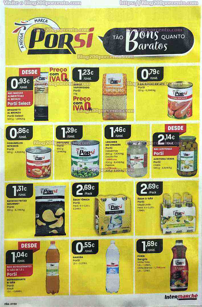 Antevisão Folheto INTERMARCHÉ Promoções de 8 a 14 junho