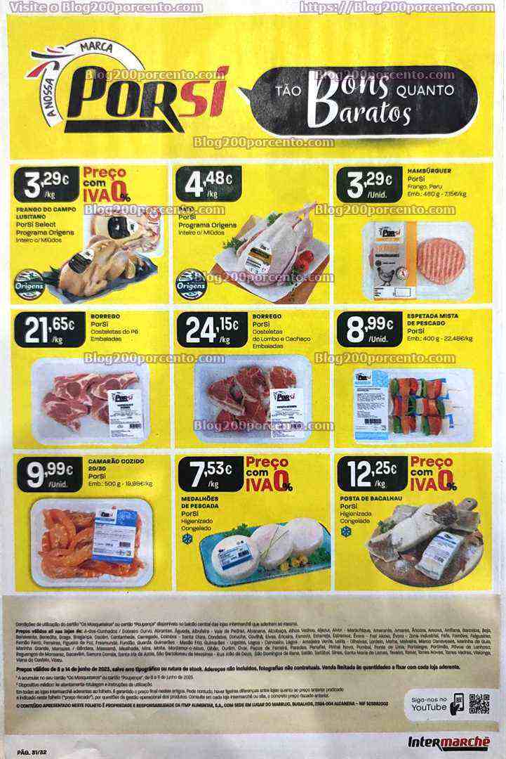 Antevisão Folheto INTERMARCHÉ Promoções de 8 a 14 junho