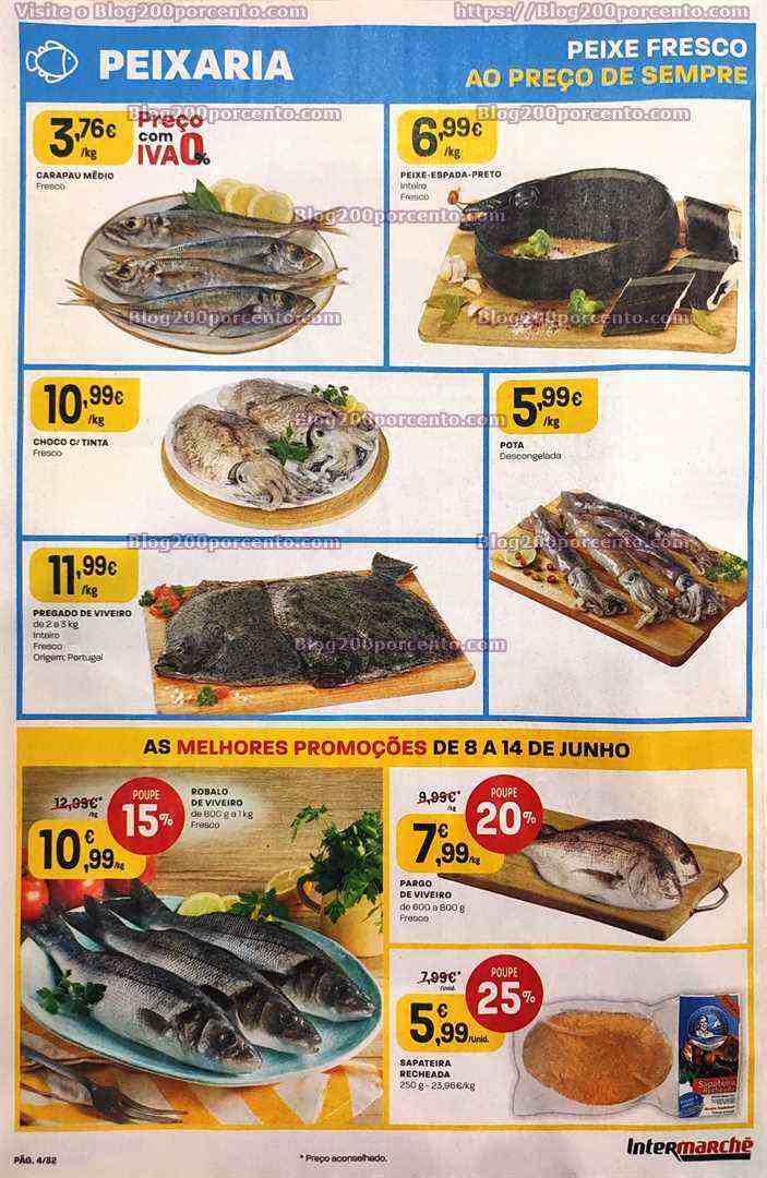 Antevisão Folheto INTERMARCHÉ Promoções de 8 a 14 junho