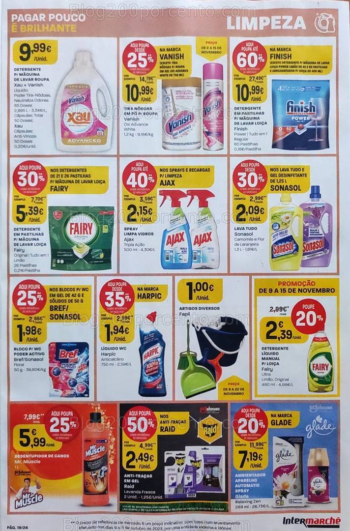 Antevisão Folheto INTERMARCHÉ Promoções de 9 a 15 novembro