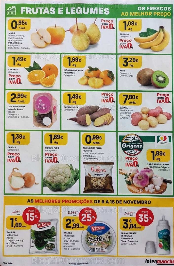Antevisão Folheto INTERMARCHÉ Promoções de 9 a 15 novembro