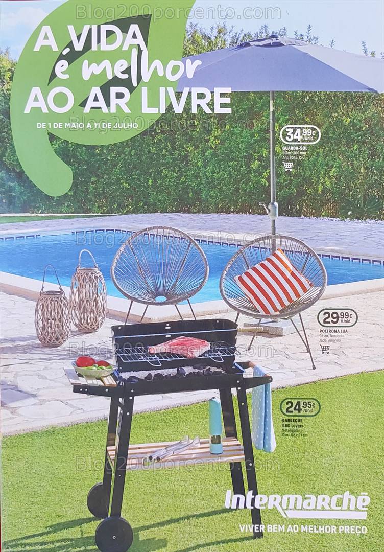 Antevisão Folheto INTERMARCHÉ Ar Livre Promoções de 1 maio a 11 julho