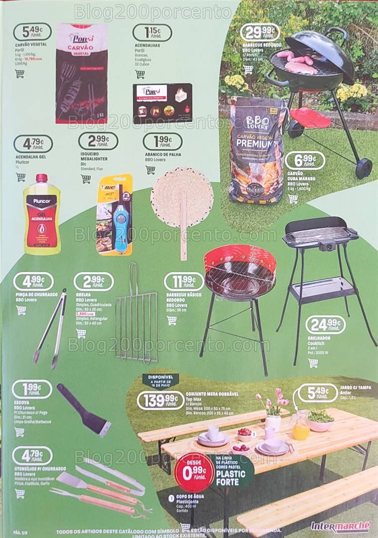 Antevisão Folheto INTERMARCHÉ Ar Livre Promoções de 1 maio a 11 julho