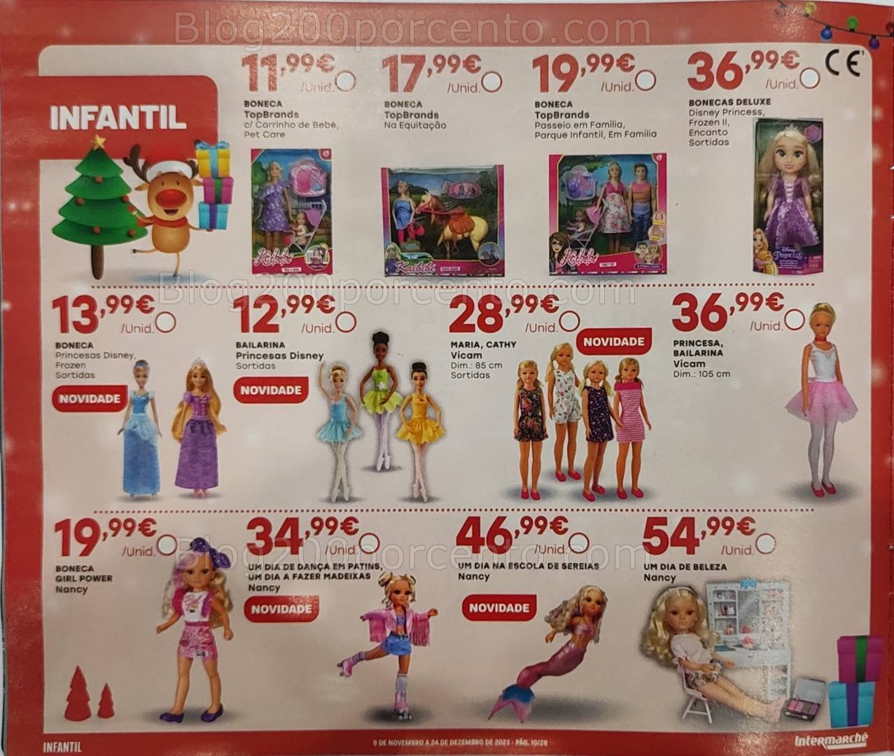 Antevisão Folheto INTERMARCHÉ Brinquedos de Natal - 9 novembro a 24 dezembro