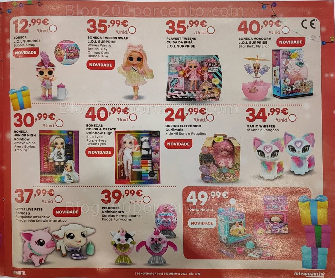 Antevisão Folheto INTERMARCHÉ Brinquedos de Natal - 9 novembro a 24 dezembro