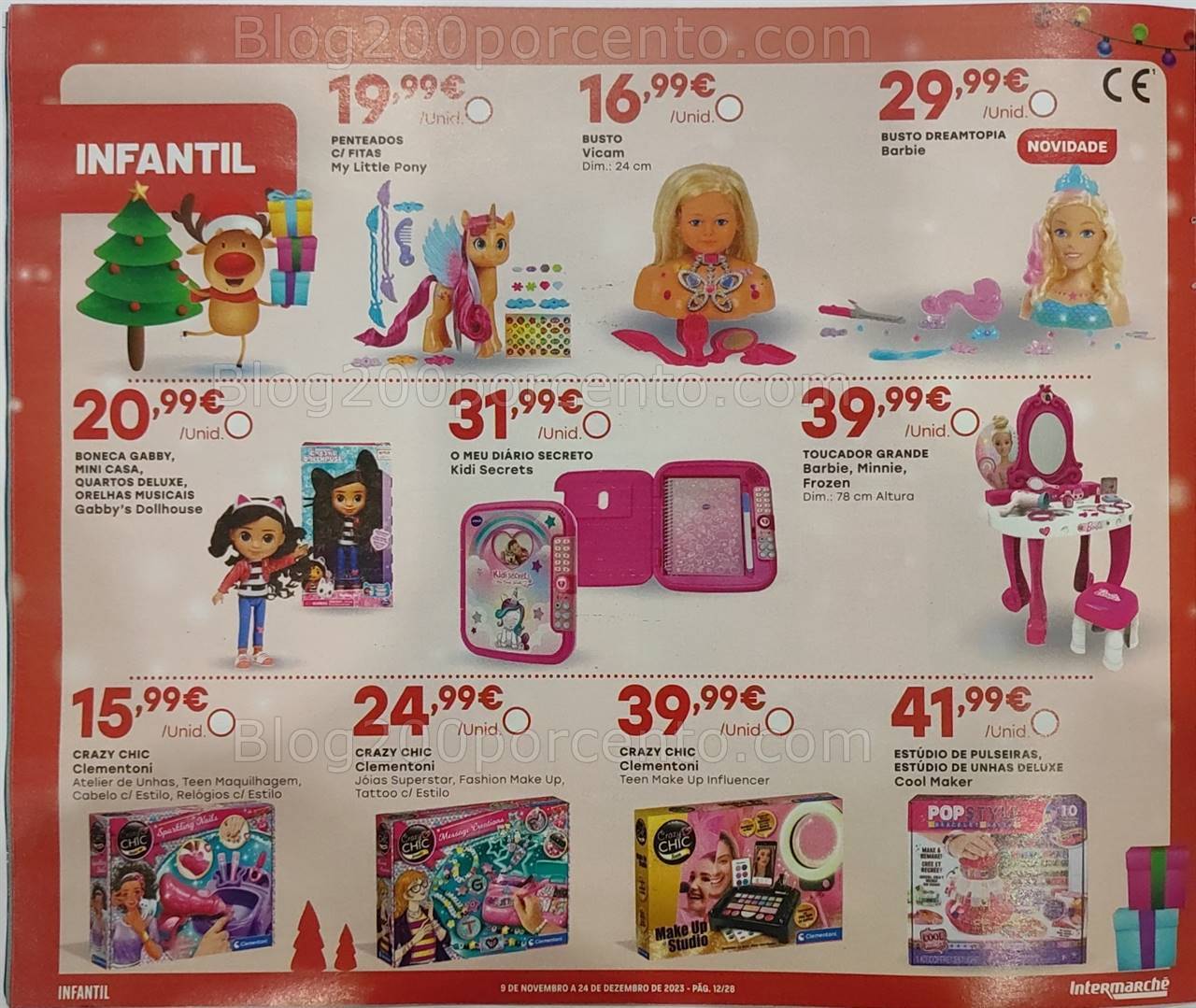 Antevisão Folheto INTERMARCHÉ Brinquedos de Natal - 9 novembro a 24 dezembro