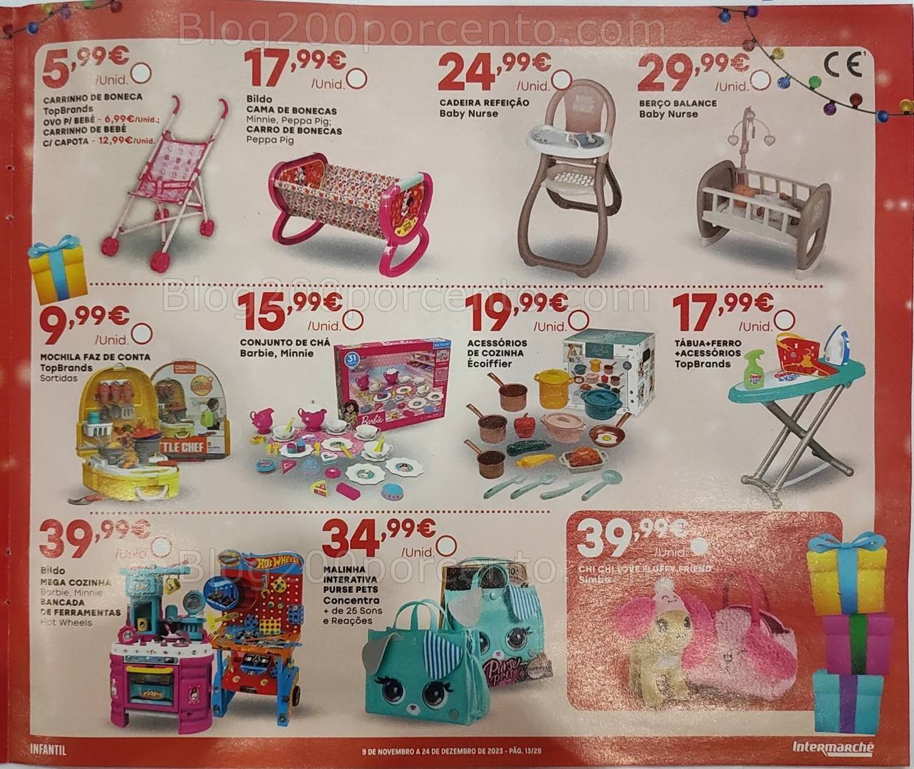 Antevisão Folheto INTERMARCHÉ Brinquedos de Natal - 9 novembro a 24 dezembro