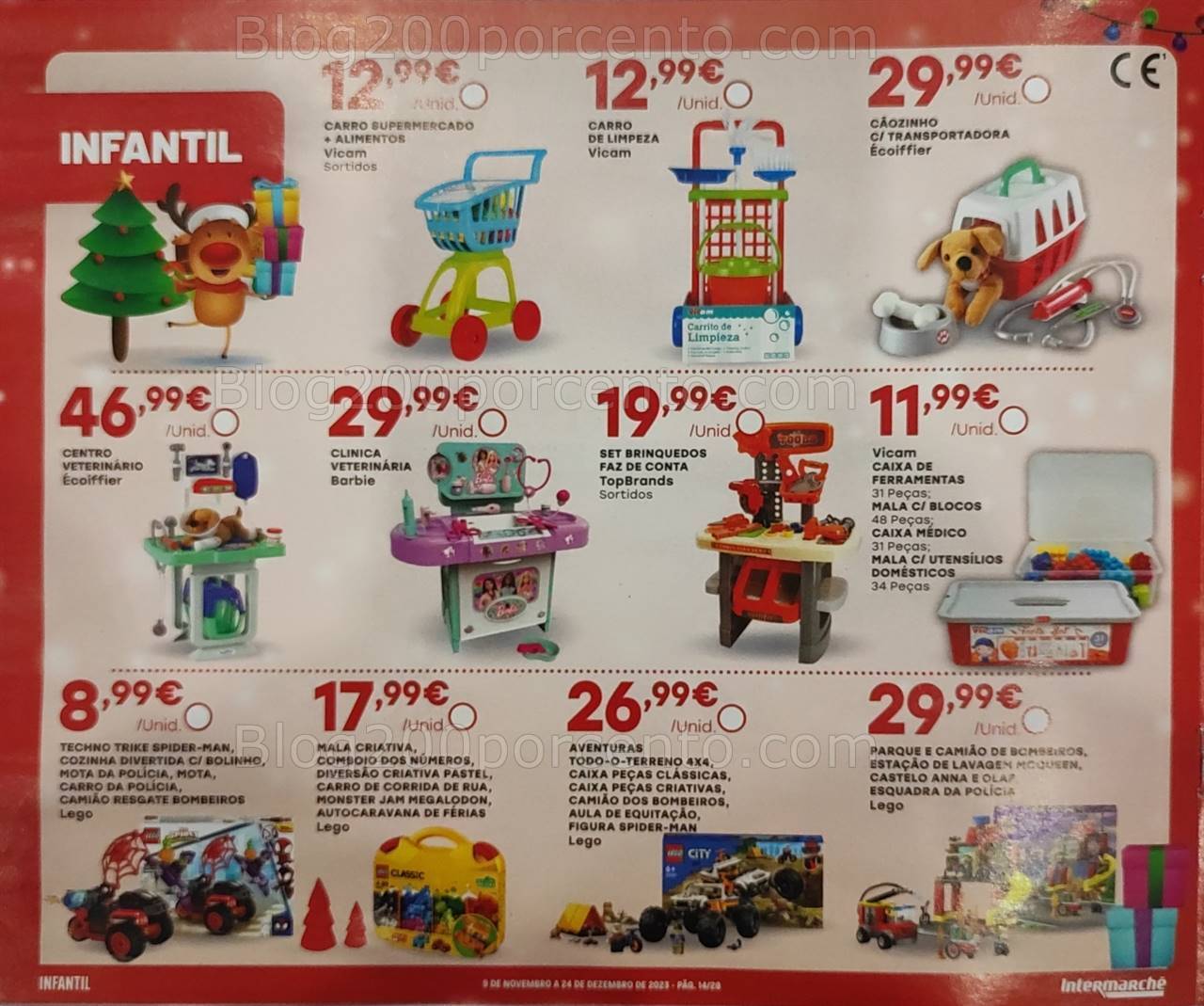 Antevisão Folheto INTERMARCHÉ Brinquedos de Natal - 9 novembro a 24 dezembro