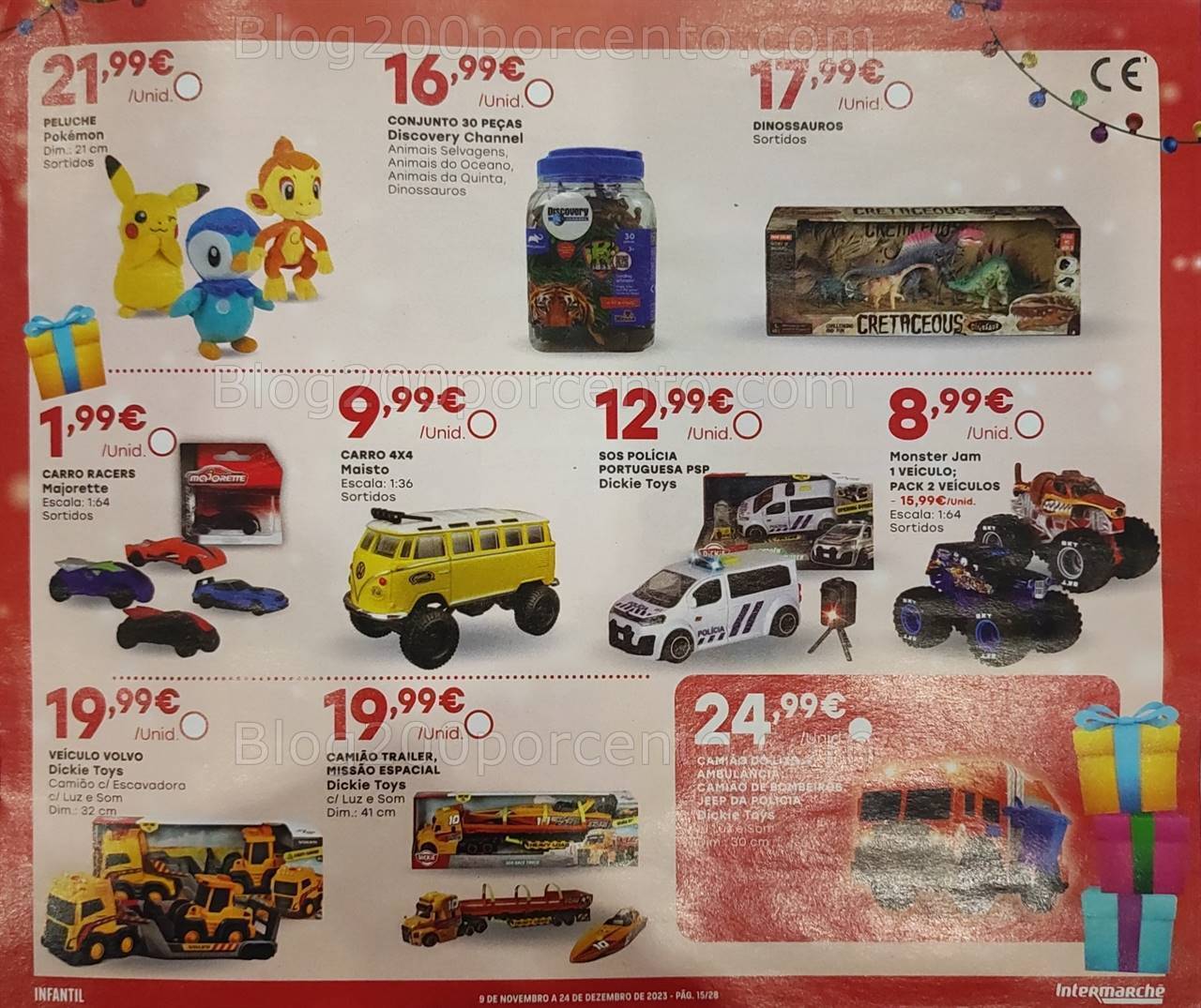 Antevisão Folheto INTERMARCHÉ Brinquedos de Natal - 9 novembro a 24 dezembro
