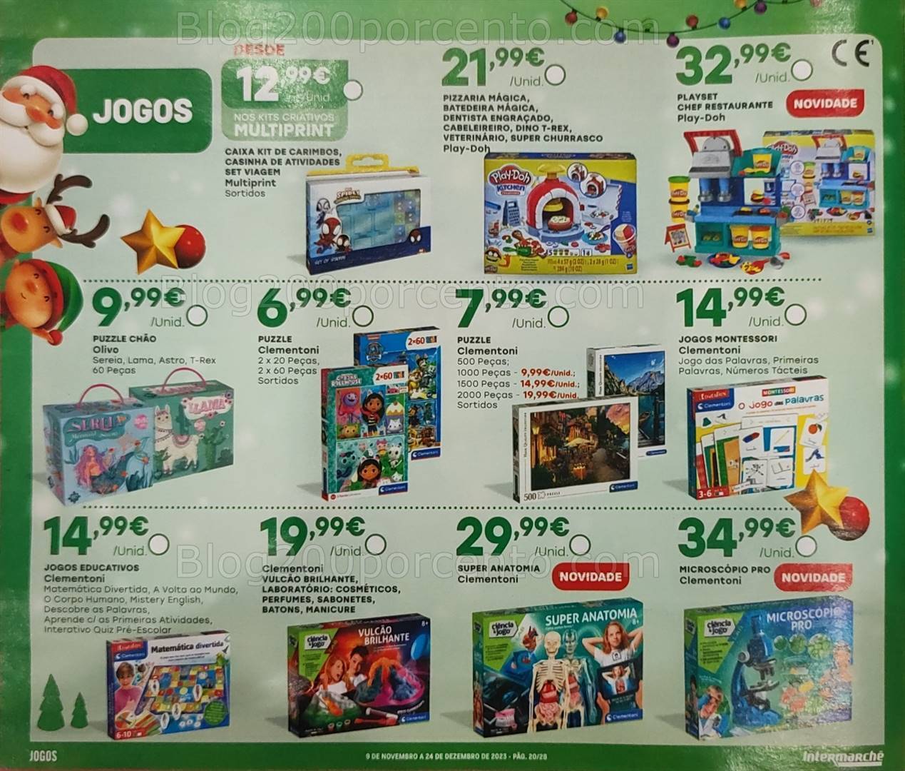 Antevisão Folheto INTERMARCHÉ Brinquedos de Natal - 9 novembro a 24 dezembro
