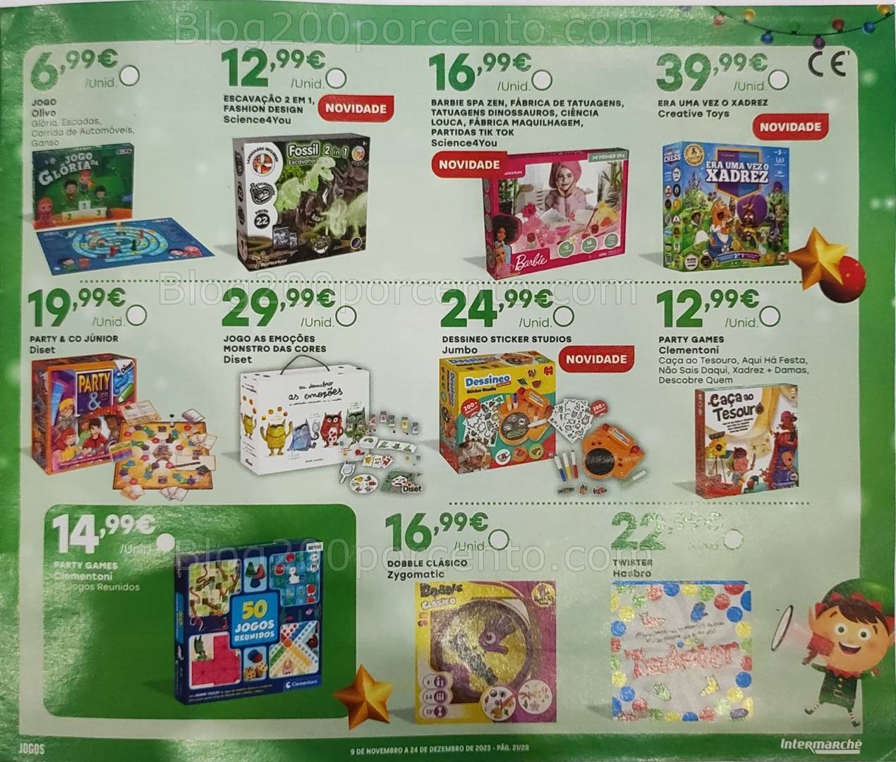 Antevisão Folheto INTERMARCHÉ Brinquedos de Natal - 9 novembro a 24 dezembro