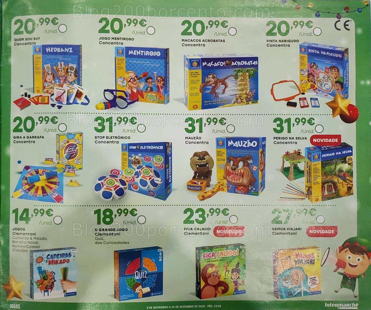 Antevisão Folheto INTERMARCHÉ Brinquedos de Natal - 9 novembro a 24 dezembro