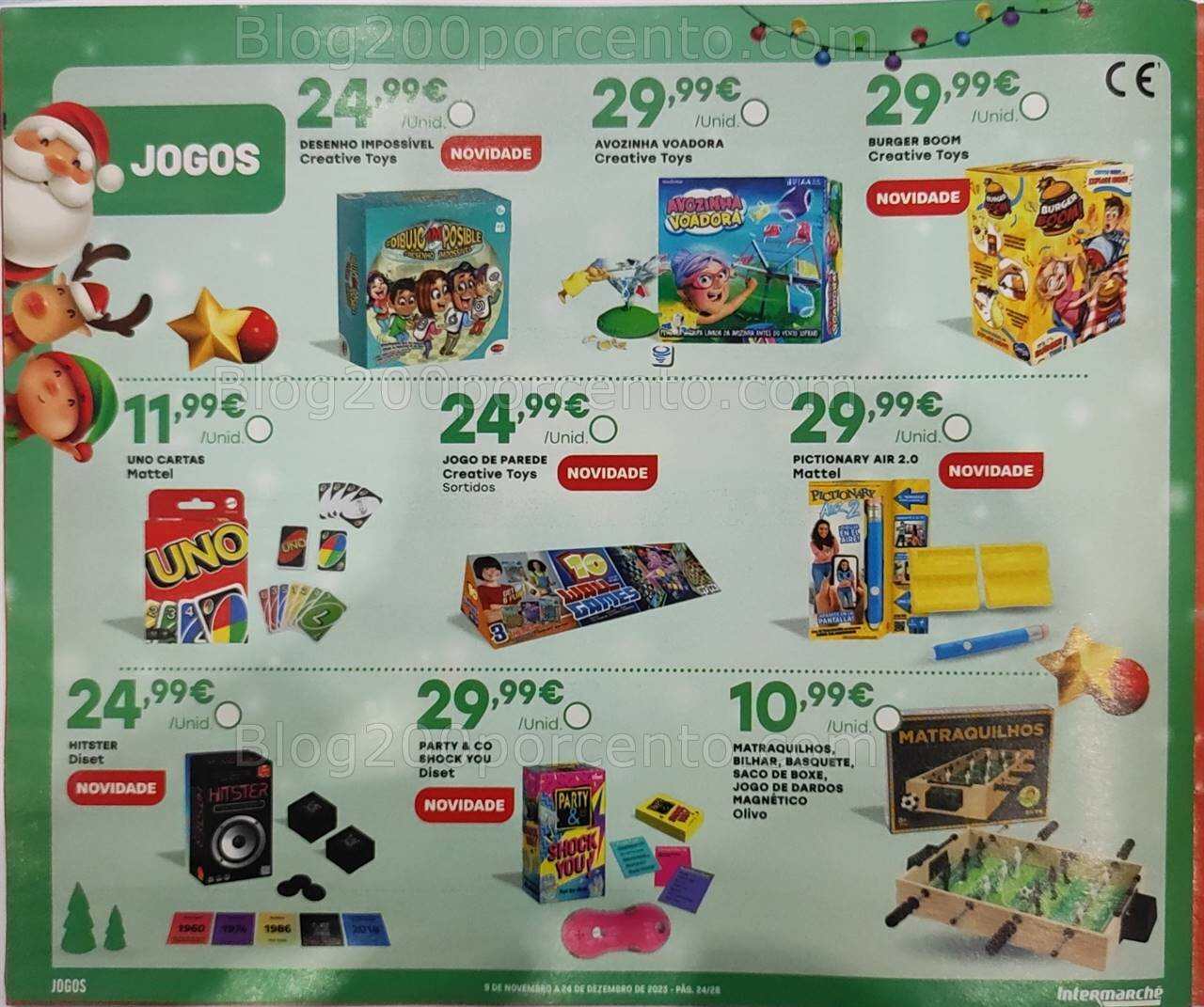 Antevisão Folheto INTERMARCHÉ Brinquedos de Natal - 9 novembro a 24 dezembro