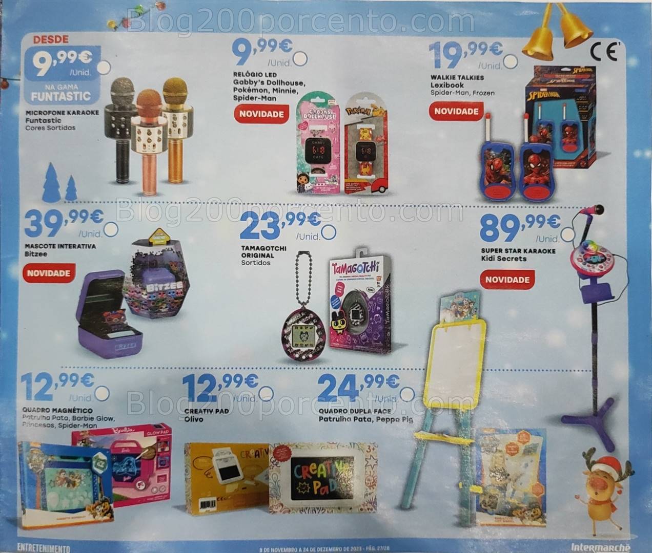 Antevisão Folheto INTERMARCHÉ Brinquedos de Natal - 9 novembro a 24 dezembro