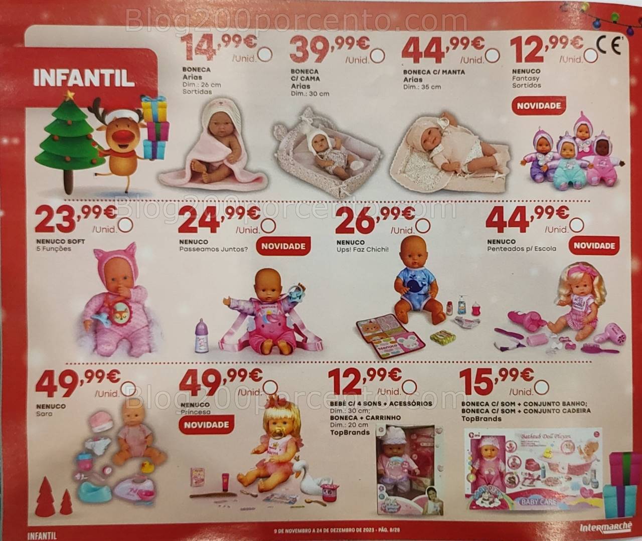 Antevisão Folheto INTERMARCHÉ Brinquedos de Natal - 9 novembro a 24 dezembro