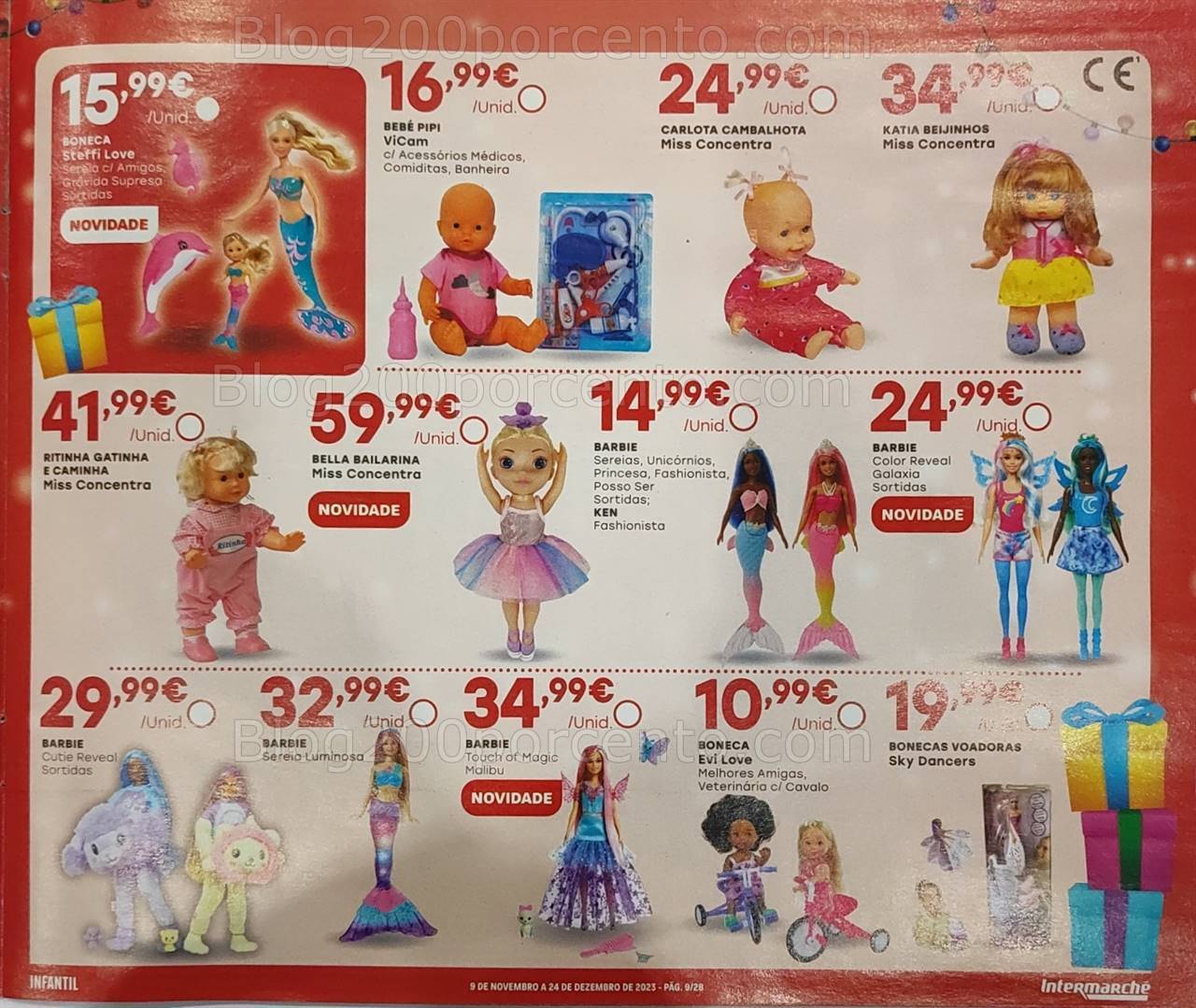 Antevisão Folheto INTERMARCHÉ Brinquedos de Natal - 9 novembro a 24 dezembro