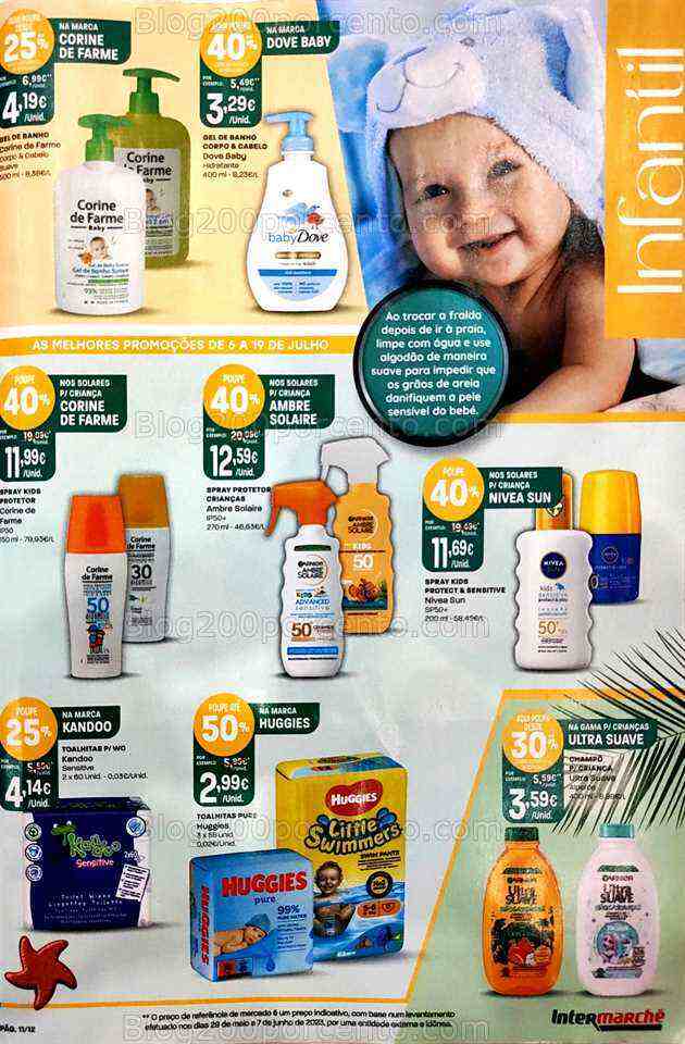 Antevisão Folheto INTERMARCHÉ Especial Cuidados de Verão Promoções de 6 a 19 julho