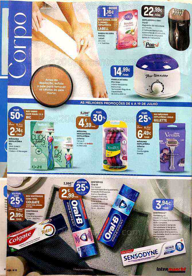 Antevisão Folheto INTERMARCHÉ Especial Cuidados de Verão Promoções de 6 a 19 julho