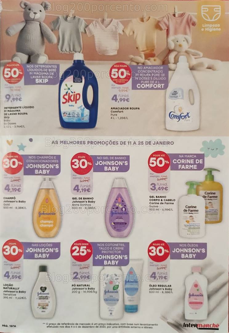 Antevisão Folheto INTERMARCHÉ Festa do Bebé Promoções de 11 a 25 janeiro