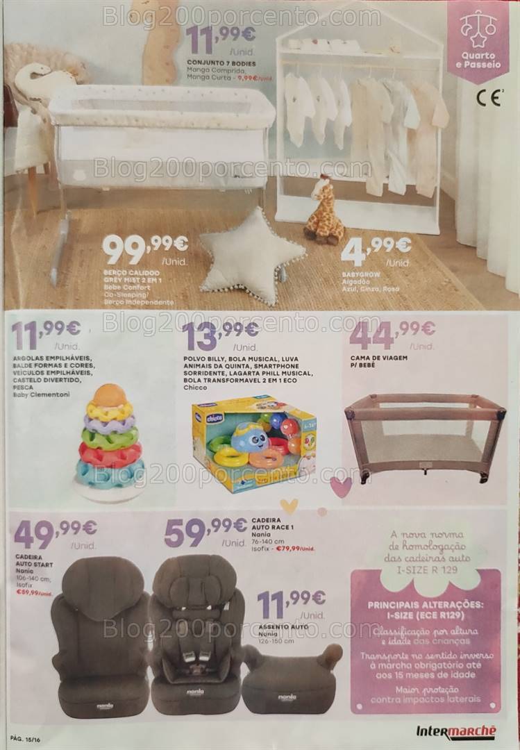 Antevisão Folheto INTERMARCHÉ Festa do Bebé Promoções de 11 a 25 janeiro