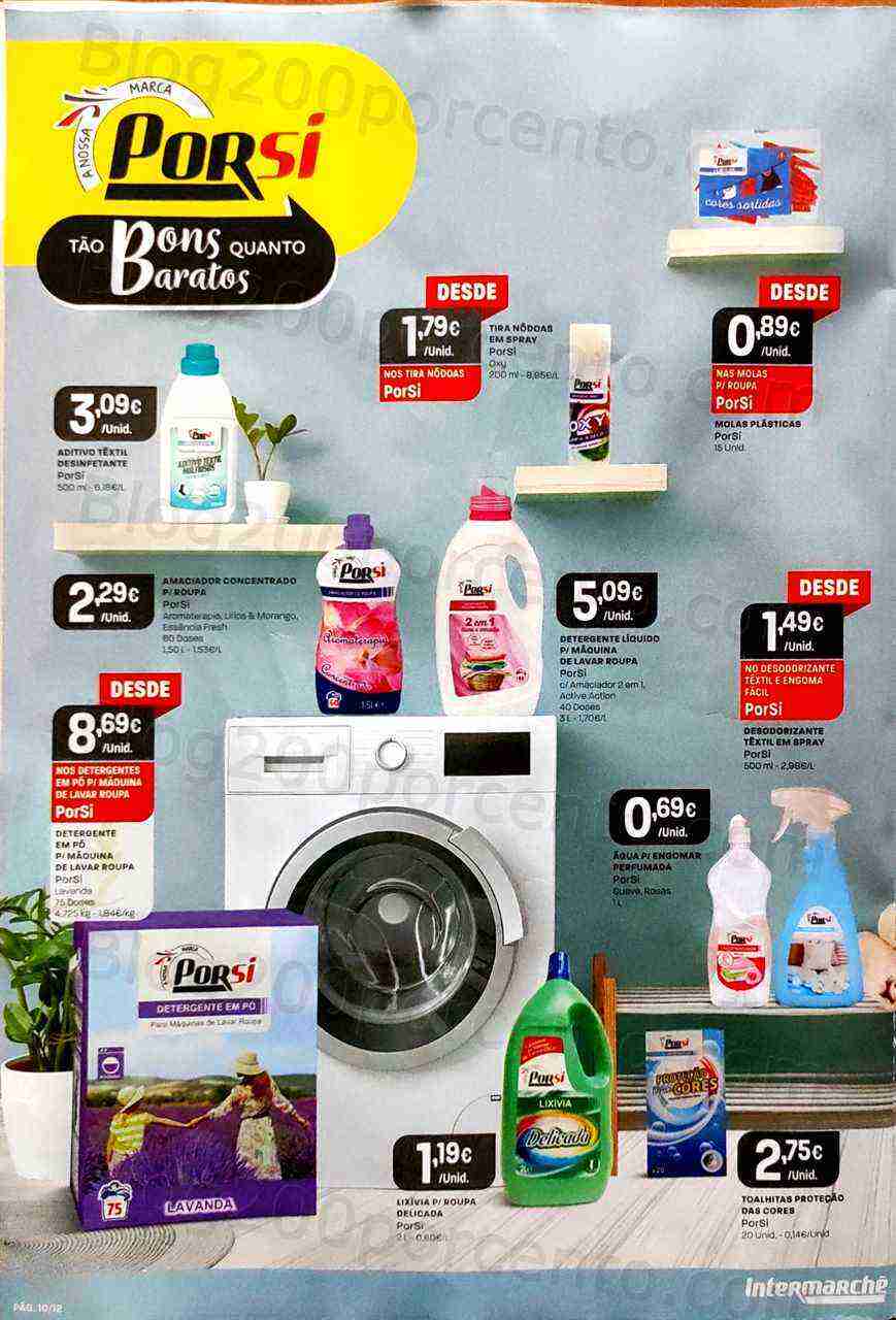 Antevisão Folheto INTERMARCHÉ Limpeza Promoções de 9 a 22 março