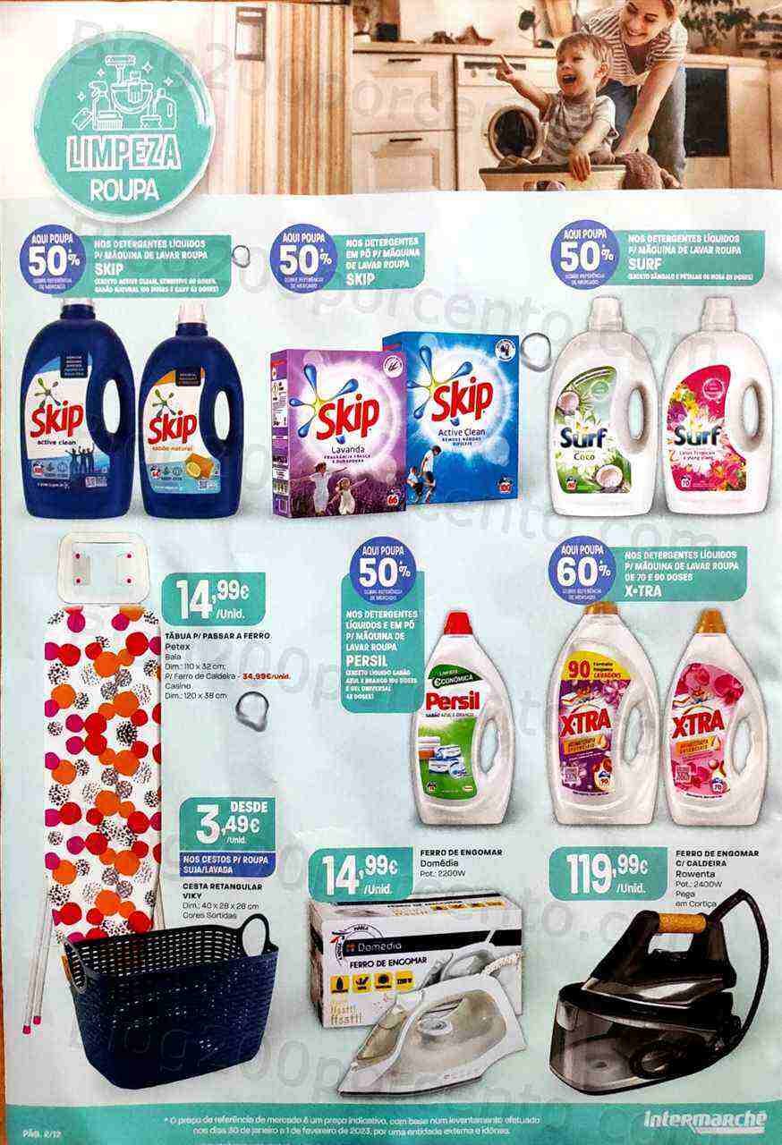 Antevisão Folheto INTERMARCHÉ Limpeza Promoções de 9 a 22 março