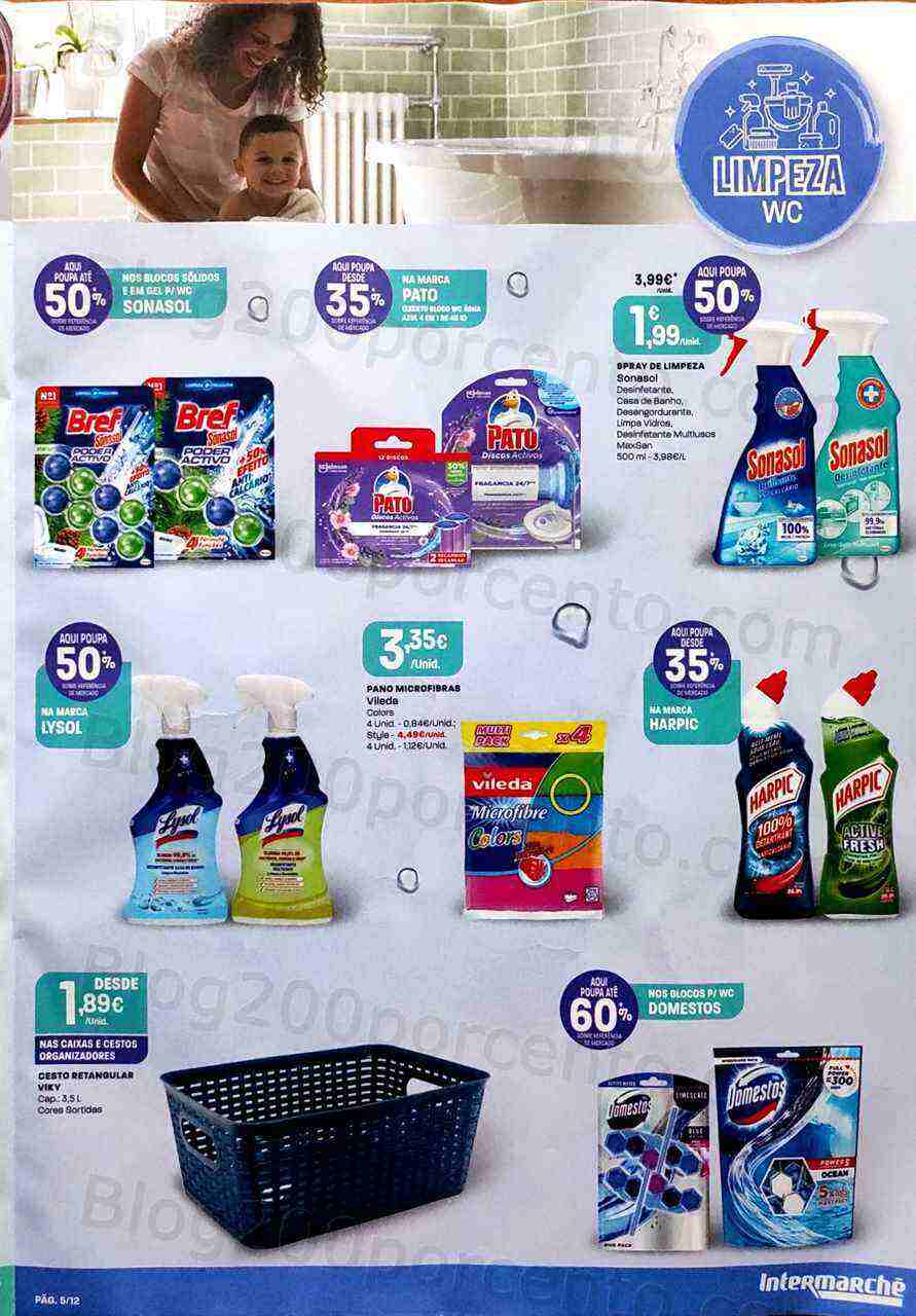 Antevisão Folheto INTERMARCHÉ Limpeza Promoções de 9 a 22 março