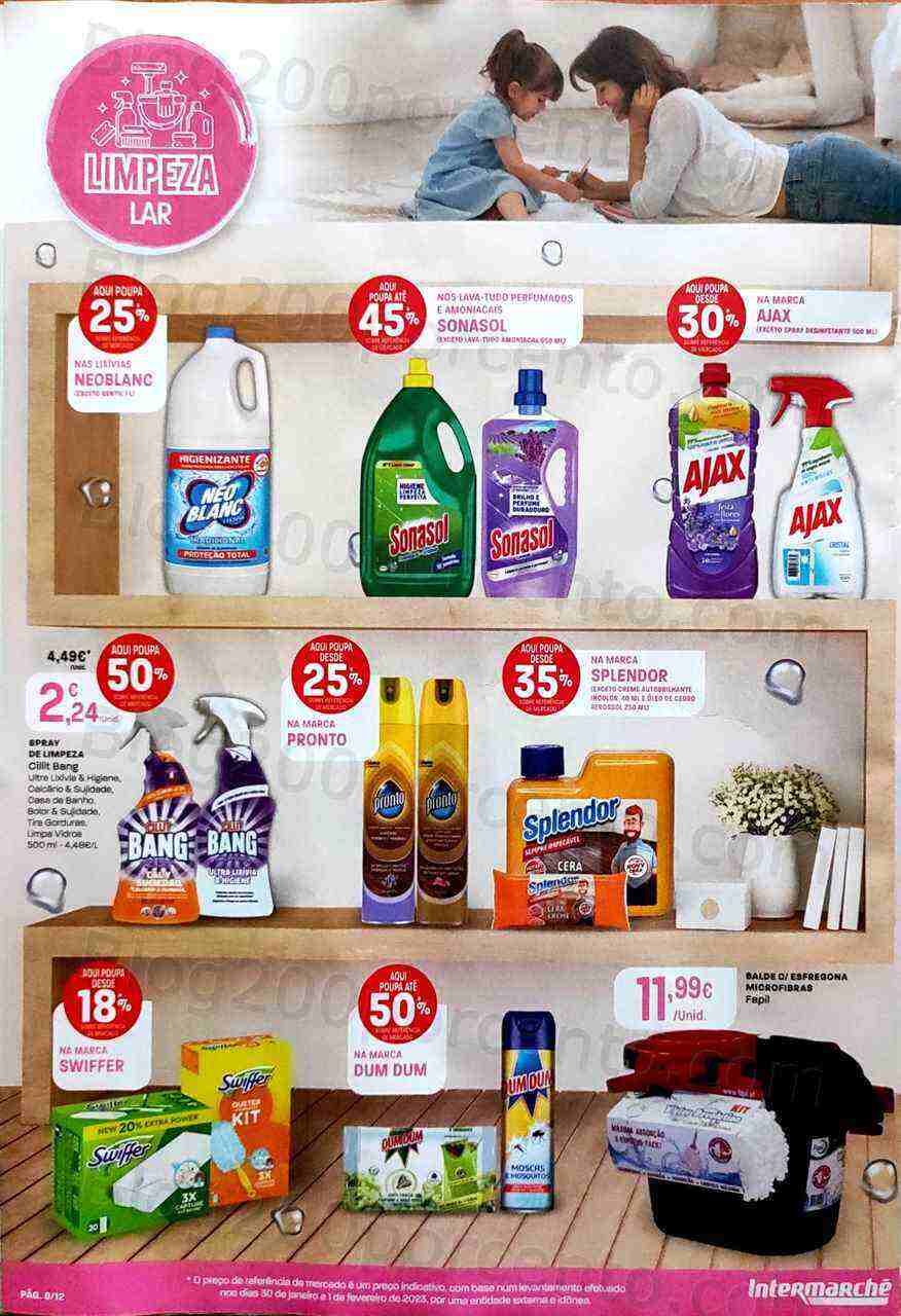 Antevisão Folheto INTERMARCHÉ Limpeza Promoções de 9 a 22 março