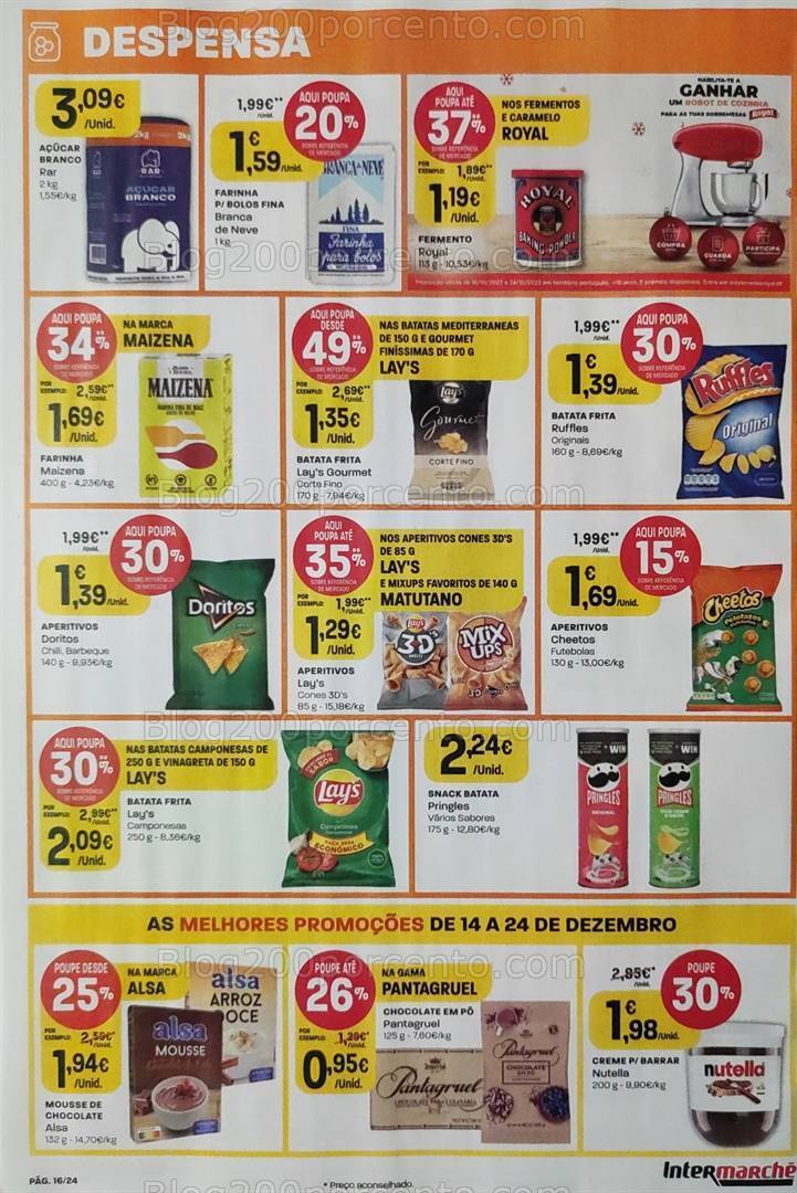 Antevisão Folheto INTERMARCHÉ Promoções + Natal de 14 a 24 dezembro