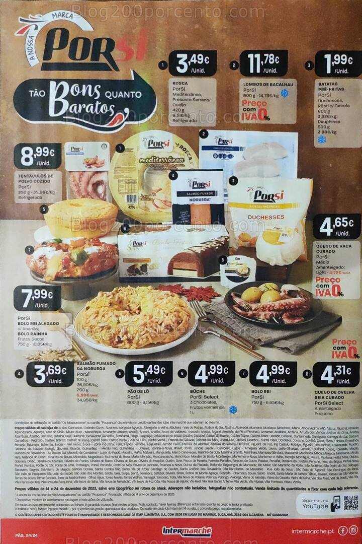 Antevisão Folheto INTERMARCHÉ Promoções + Natal de 14 a 24 dezembro