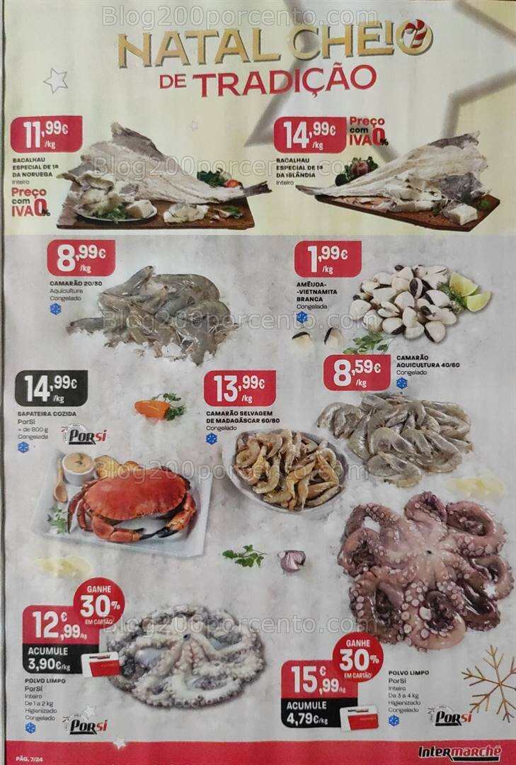 Antevisão Folheto INTERMARCHÉ Promoções + Natal de 14 a 24 dezembro