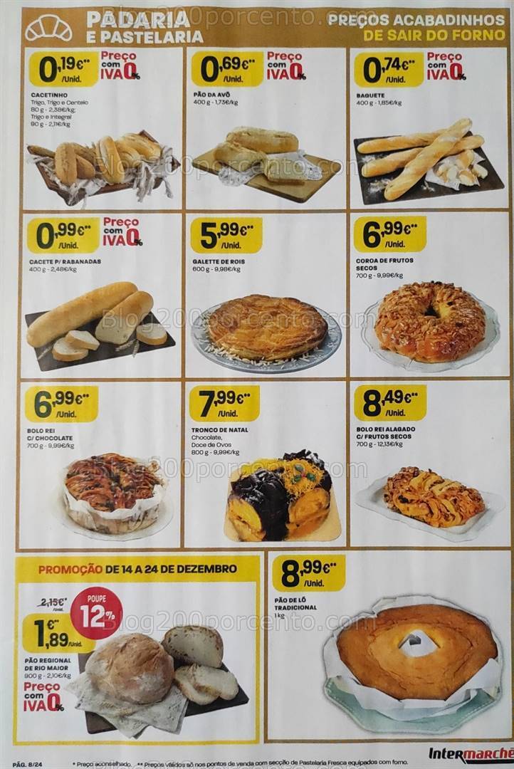 Antevisão Folheto INTERMARCHÉ Promoções + Natal de 14 a 24 dezembro