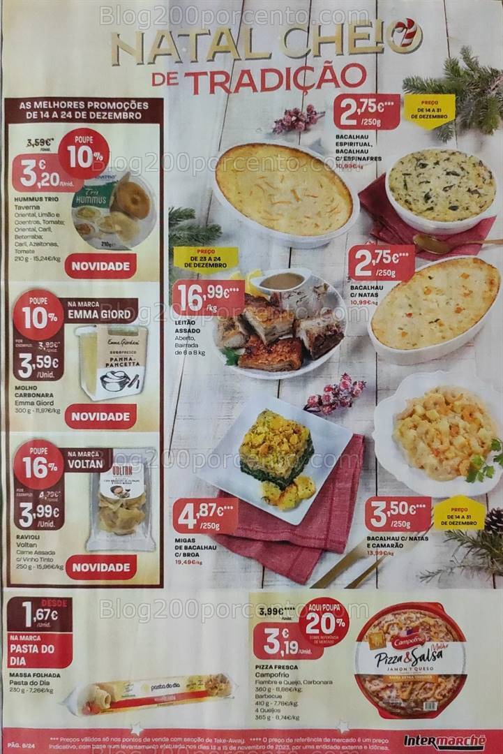 Antevisão Folheto INTERMARCHÉ Promoções + Natal de 14 a 24 dezembro