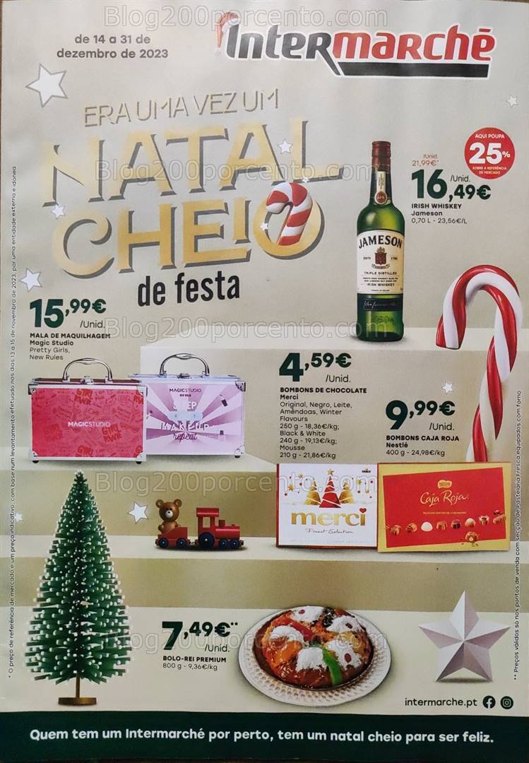 Antevisão Folheto INTERMARCHÉ Natal Promoções de 14 a 31 dezembro