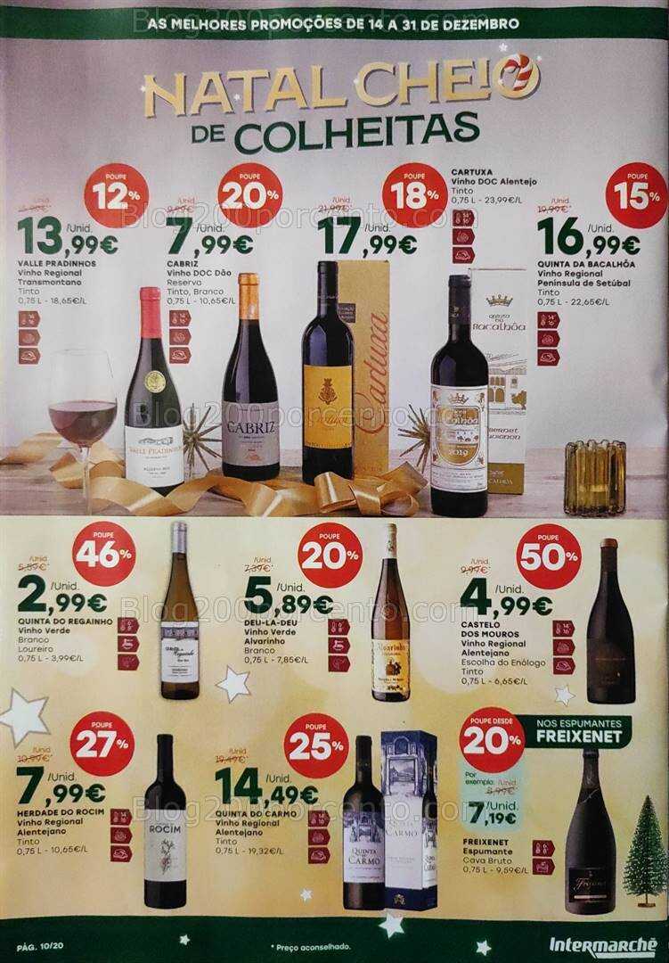 Antevisão Folheto INTERMARCHÉ Natal Promoções de 14 a 31 dezembro