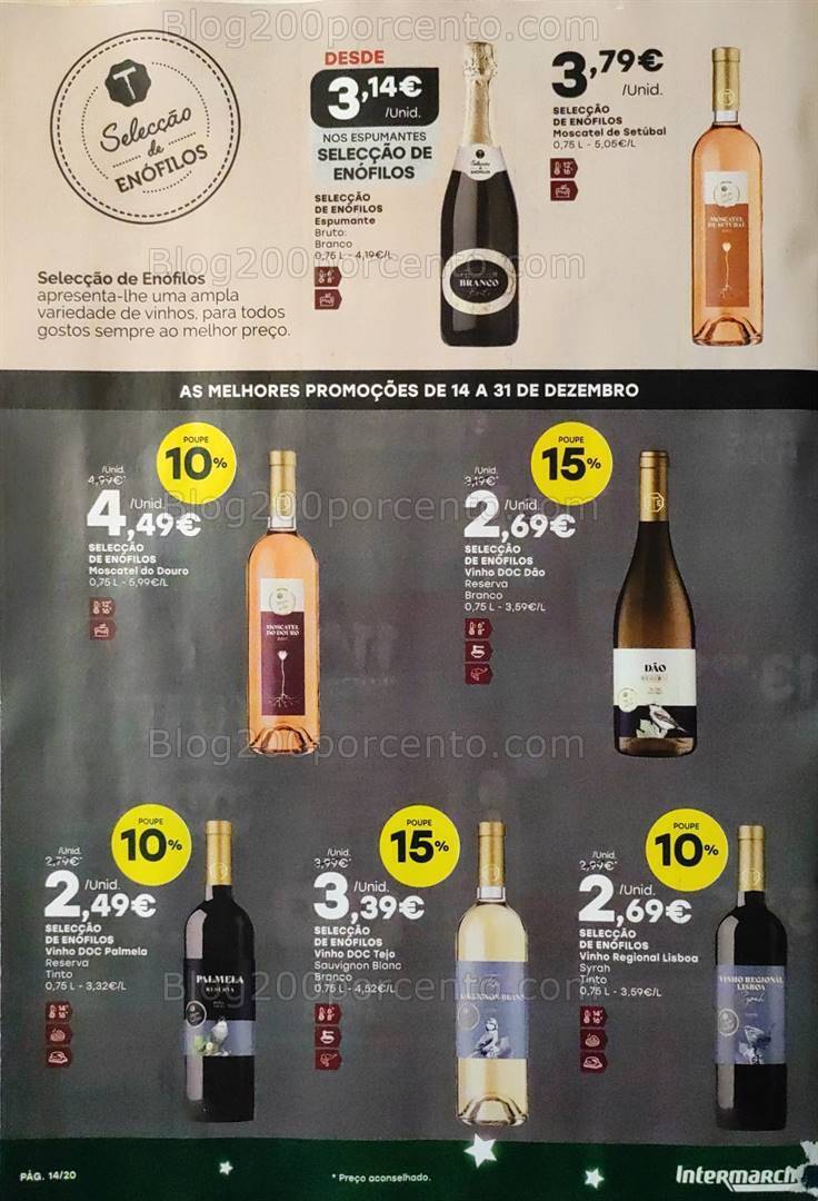 Antevisão Folheto INTERMARCHÉ Natal Promoções de 14 a 31 dezembro