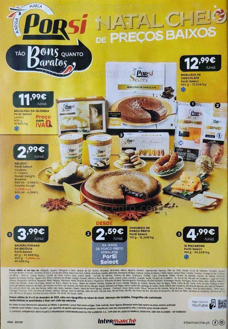 Antevisão Folheto INTERMARCHÉ Natal Promoções de 14 a 31 dezembro