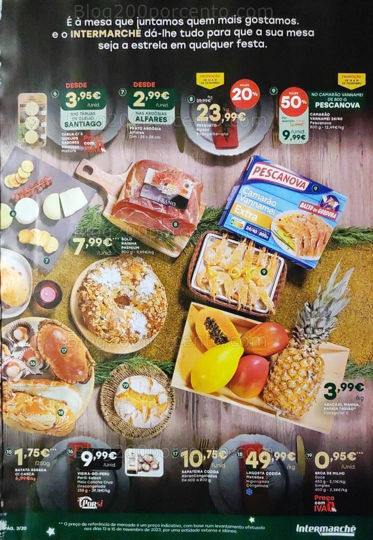 Antevisão Folheto INTERMARCHÉ Natal Promoções de 14 a 31 dezembro