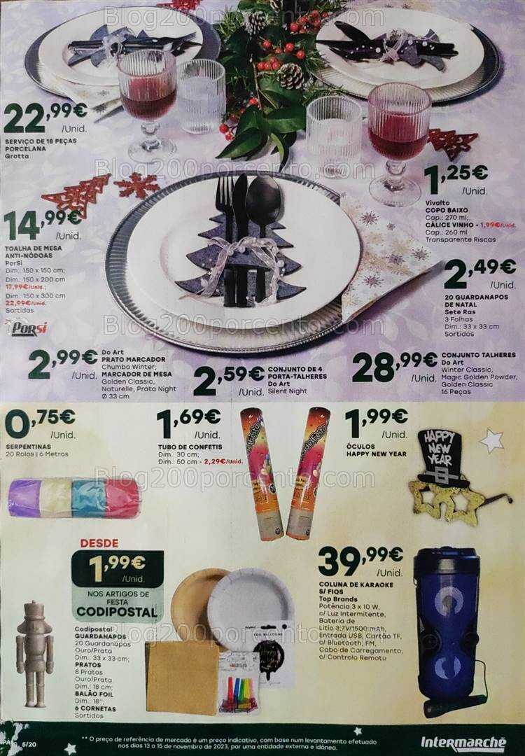 Antevisão Folheto INTERMARCHÉ Natal Promoções de 14 a 31 dezembro