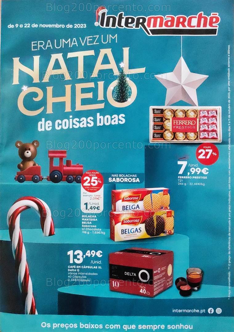 Antevisão Folheto INTERMARCHÉ Natal Promoções de 9 a 22 novembro