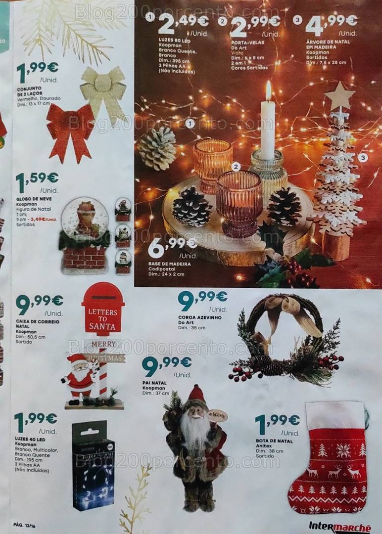 Antevisão Folheto INTERMARCHÉ Natal Promoções de 9 a 22 novembro