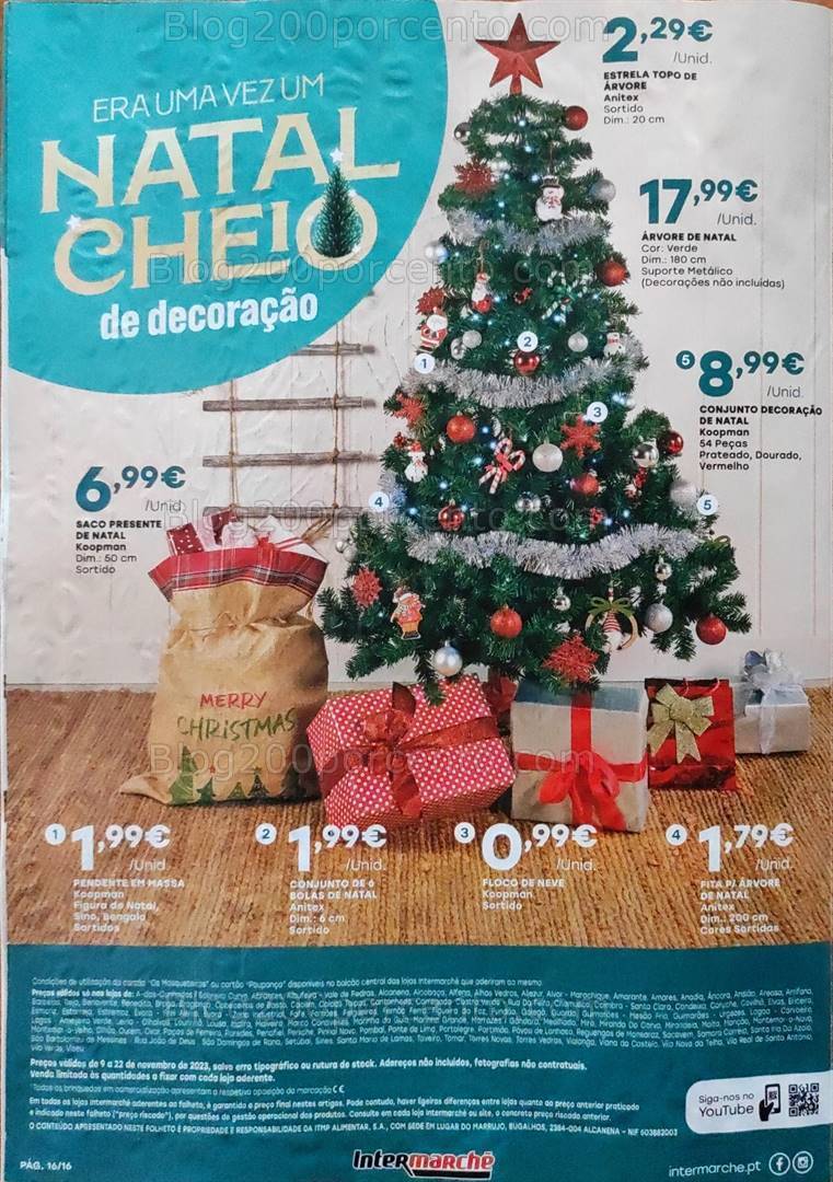 Antevisão Folheto INTERMARCHÉ Natal Promoções de 9 a 22 novembro