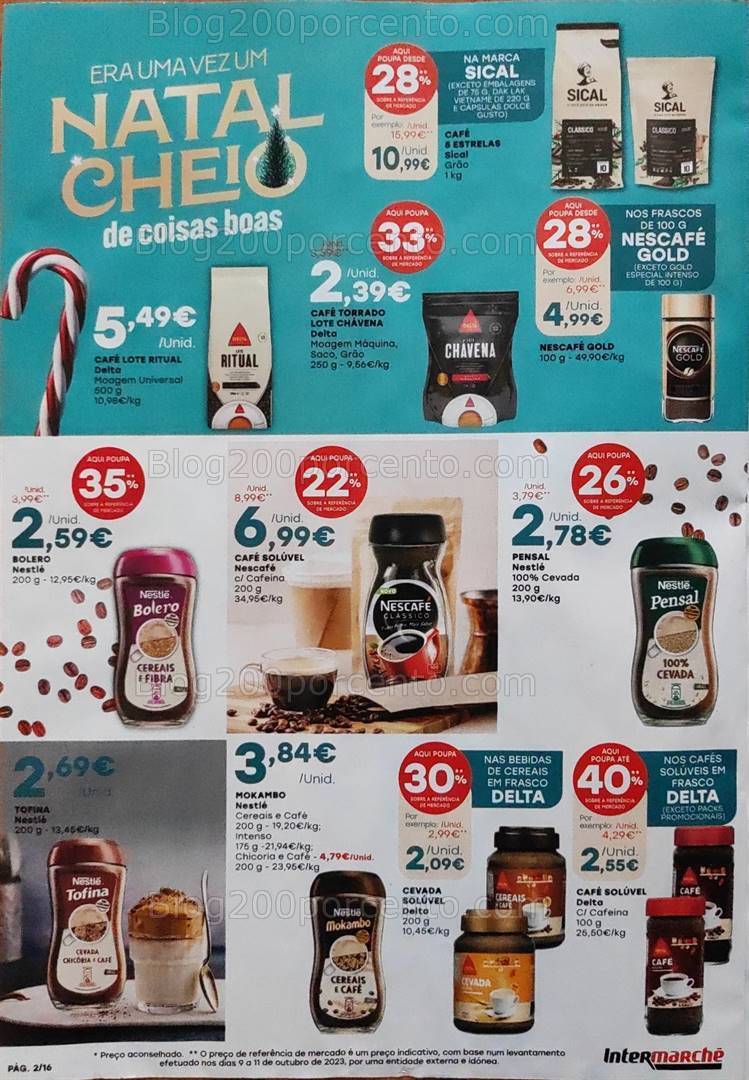 Antevisão Folheto INTERMARCHÉ Natal Promoções de 9 a 22 novembro